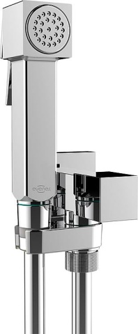 Evenes Intim Hygiene-Dusch-Set Skyline mit Handbrause, Brauseschlauch und Brausehalter chrom NEU