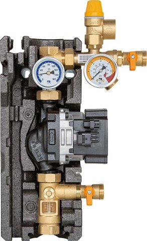 PAW Solar return station SolarBloc Midi Basic, DN20 (3/4"") Grundfos UPM3 Solar 15-75 NEW