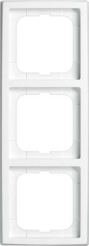 Busch-Jaeger frame 3-gang studio white,future 1723-184 NEW