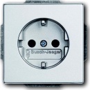 Enchufe Busch-Jaeger alusi Schuko 2P+E 16A 250V 20 EUC-83...