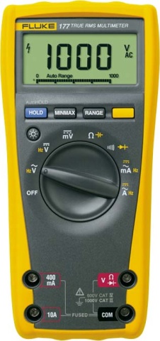 Fluke True RMS multimeter w.Capacitieve weerstand+Frequentie FLUKE-177 EGFID NIEUW