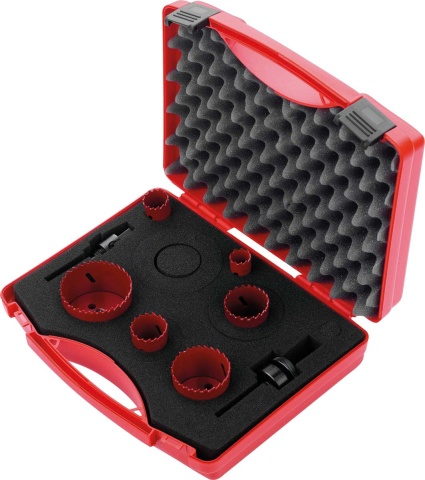 Cimco gatenzaag assortiment M20-M63 6st. 207573 NIEUW