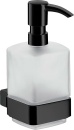 Emco soap dispenser loft glass part satinised black,...