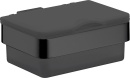 Emco wet tissue holder loft plastic box black NEW