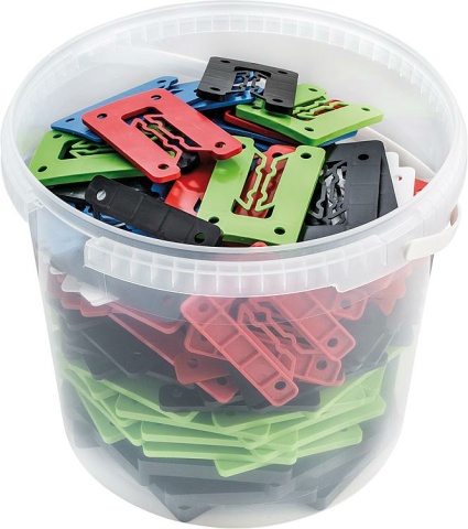 MFI SILISTO® Distanzklötze, FIXIS Eimer 250 teilig NEU