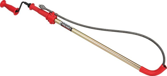 Spirale de nettoyage manuel des WC Ridgid 6mm longueur=2m avec foret ovale NOUVEAU