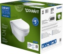 Duravit Combi-Pack No.1 Compact Washdown, rimless, with...