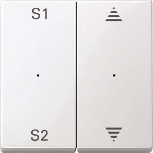 Merten rocker pws/gl 2f,(scene1/2,up/down) MEG5227-0319 NEW