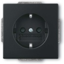 Busch-Jaeger SCHUKO contactdoosinzet zwart mat 2300...