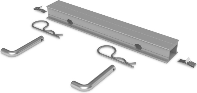 Set di connettori per binari K2 Systems alluminio, acciaio inox 2004123 NUOVO