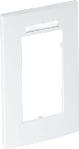 OBO Bettermann Vertr Abdeckrahmen 2fach 84x140mm rws AR45-BSF2 RW NEU