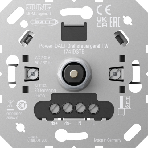 Jung Power DALI Rotary Control Unit TW 1741 DSTE NEW