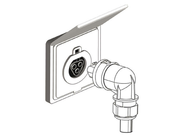 Wieland stopcontact zonder opbouw NEW
