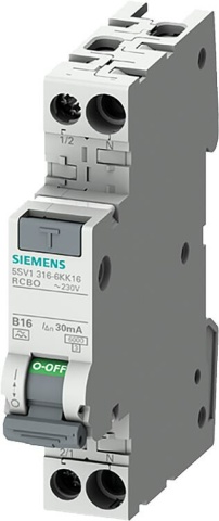Siemens FI/LS compact 1P+N 6kA typ A 300mA B10 NEW