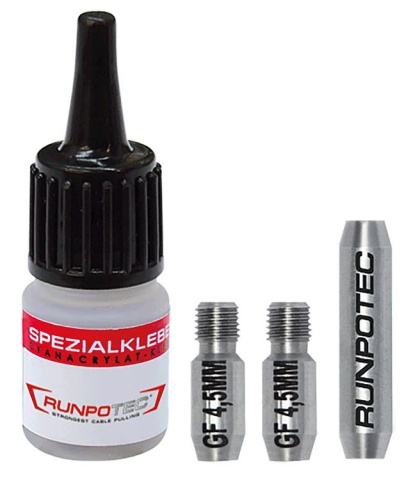 Runpotec Reparatur Set für Glasfaserstab Ø 4,5 mm NEU