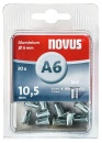 Novus Blindnietmutter Typ A6M4 Alu 6 x 10,5 mm VPE = 30...