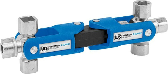 Weinmann & Schanz WS universal spanner Jointkey Quadro, 13-piece NEW