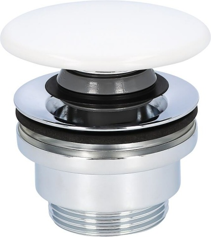 Evenes Clicker Zawór Bialy Mat z przelewem NOWOSC