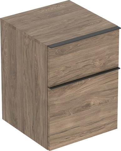 Geberit Seitenschrank iCon 450x600x476 mm, Nussbaum hickory/Griff Lava NEU