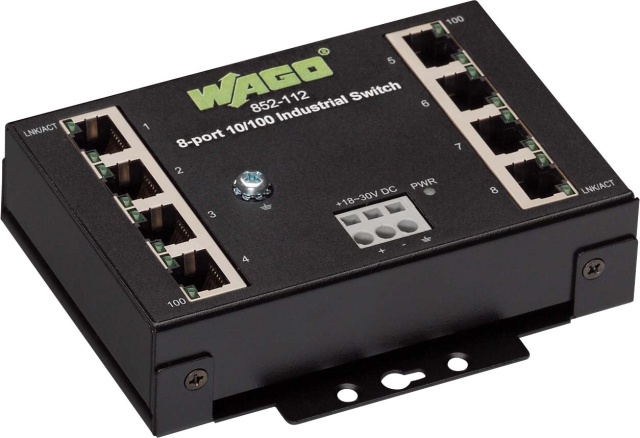 WAGO GmbH & Co. KG Industrie Eco Switch 8 Port 852-112 NEU