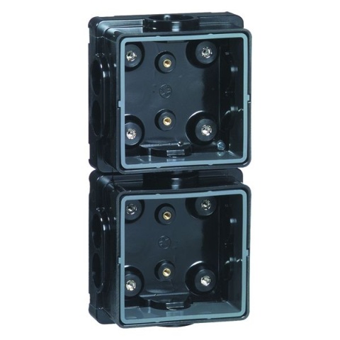 PEHA D 2271/2 DO Einbaudose 2fach Alu-Guss Einbautiefe 70-90 mm 00907194 NEU