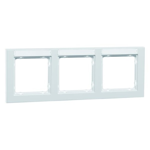 PEHA D 20.683.022 T NA Nova Rahmen 3fach reinweiß Beschriftungsfeld 00021311 NEU