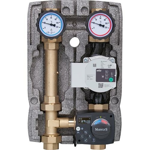 Gelijkmatige verwarmingscircuitset Easyflow DN25 (1"") constante waarde gemotoriseerd 20-80°C Wilo Para 25/6 NIEUW