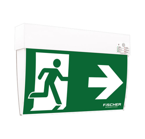 Fischer LED-Rettungszeichenleuchte 27m,IP54 F1UE83.V3 NEU