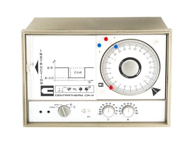 Centratherm CK-V ZG 215V white with analogue clock NEW