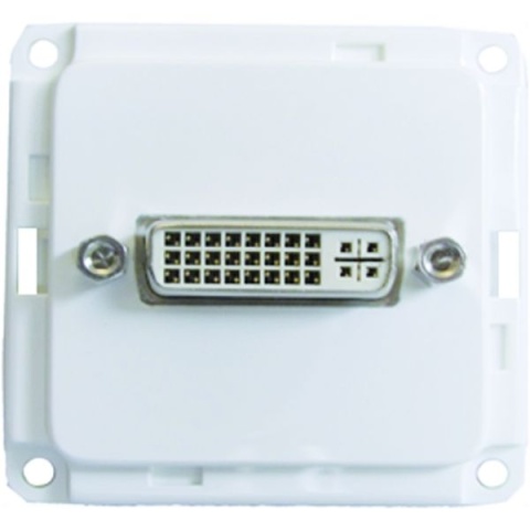 PEHA D 1730.02 Abdeckung COMPACTA mit DVI-Anschluss reinweiss 00942891 NEU