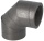 Wolf ventilation elbow Wolf, ISO DN 200, 90°, 2577976 NEW