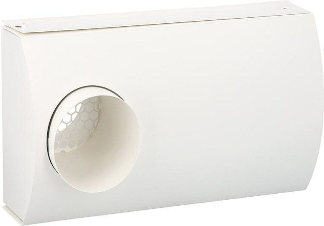 Grille double design Wolf, UniAir DN125 blanc, 2577966 NOUVEAU