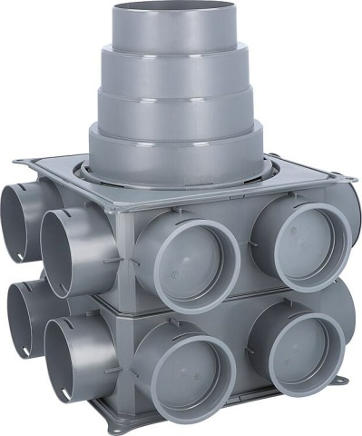 Wolf air distributor Wolf, mini DN125-DN180, 16 connections DN 75, 2577837 NEW