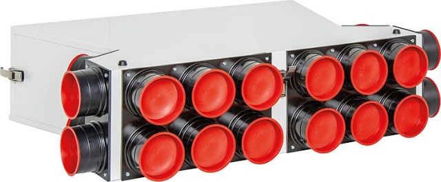 Wolf multi-luchtverdeler, DN 125 2x 10 aansluitingen DN 75, 2577417 NIEUW