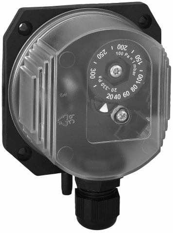 Alre differential pressure switch, 30...500Pa, internal setting, JDW-5 NEW