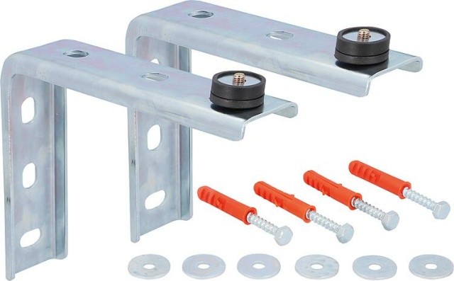 Juego de soportes de pared tipo LU-HV 160 -220 incl. material de fijación NUEVO