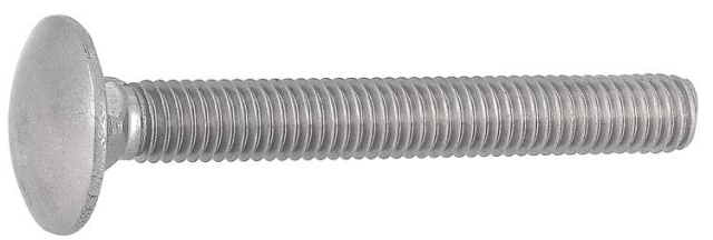 Truss-head screws with square neck, VG DIN 603 A2 M 6X70/70 PU: 100 NEW