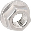 Sechskantmuttern mit Flansch und Sperrverzahnung DIN 6923...