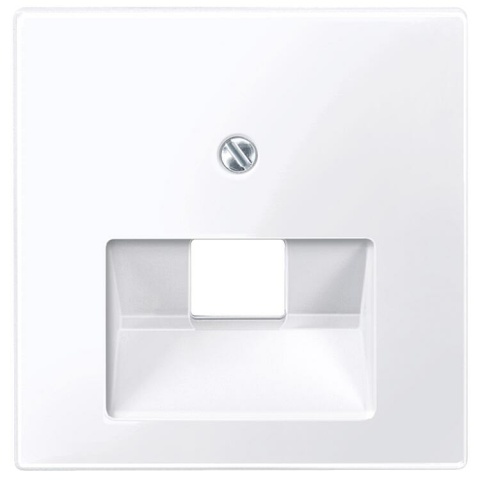 Merten System M, cover UAE data socket 1-compartment Merten, active white glossy NEW