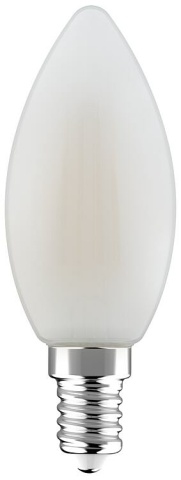 LEDs light LED Filament Leuchtmittel - Kerze C35 E14 4.5W 470lm 2700K Opal 330° NEU