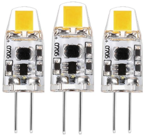 LEDs light Ampoules LED SMD - capsule G4 1W 95lm 2700K clair 330° dimmable 3pcs NOUVEAUX