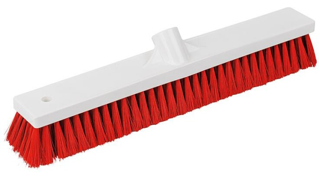 Hygiene broom, 45 cm, PBT, 0.25, red NEW