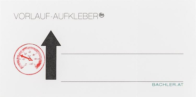 Bachler informatiebadge, 100 x 50 mm, 25 stuks NIEUW