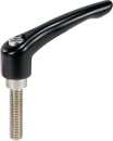 Levier de serrage Kipp avec filetage extérieur M...