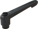 Klemhendel met binnendraad M 12 kunststof handgreep...