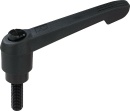 Dźwignia zaciskowa z gwintem zewnętrznym M 10 x 60 uchwyt...