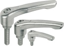 Kipp Klemmhebel mit Aussengewinde M 8 x 20 Nirosta...