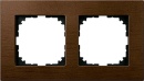 Cadre en bois Merten M-Plan, 2x, noyer NOUVEAU