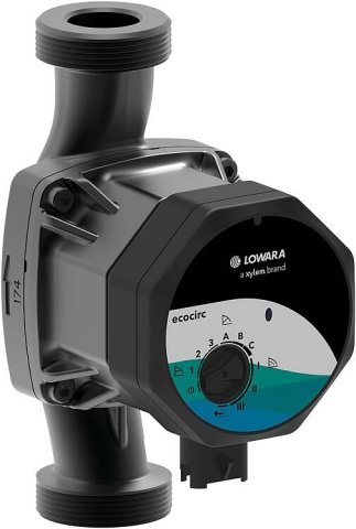 Lowara heating circulation pump ecocirc L 25-8, DN25(1""), PN10, 230V, installation length 180mm NEW
