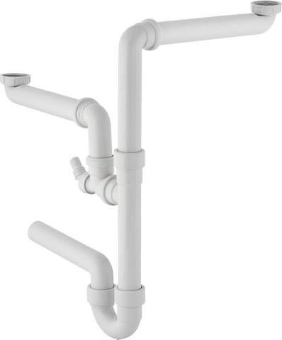 Geberit double flush siphon 1 1/2"" DN40 incl. hose nozzle Ø 19-23 mm NEW